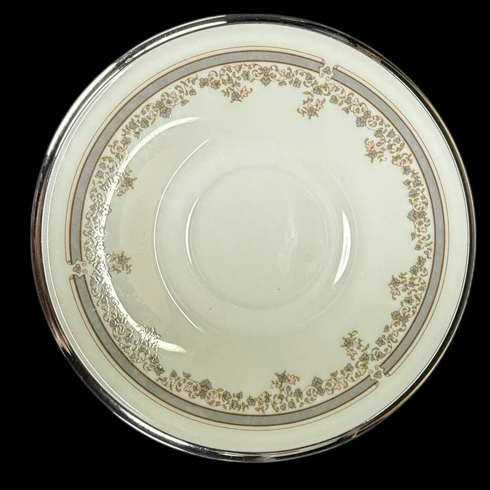 Lenox Lace Point Footed Tea Coffee‎ Cups With Saucers Set Of 2 Read